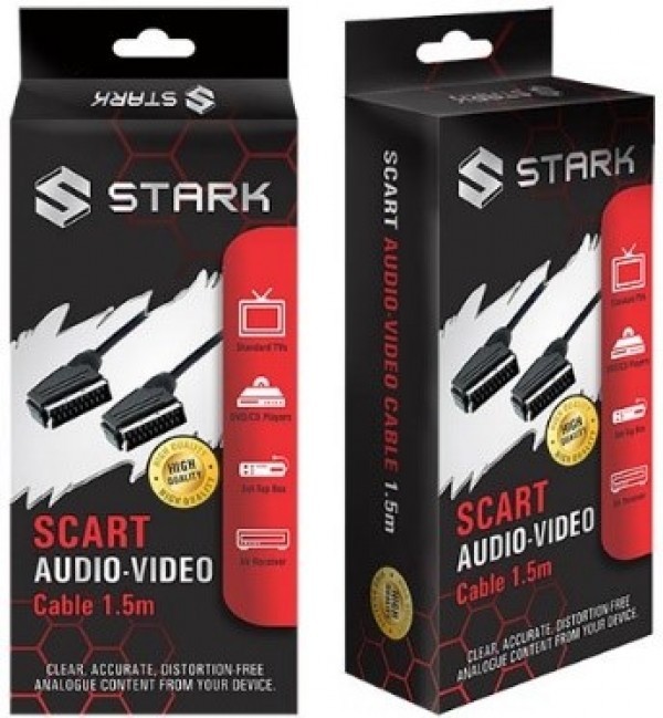 STARK kabl audio 3.5mm stereo na 2X3.5mm stereo 1.5m IT KOMPONENTE I PERIFERIJA