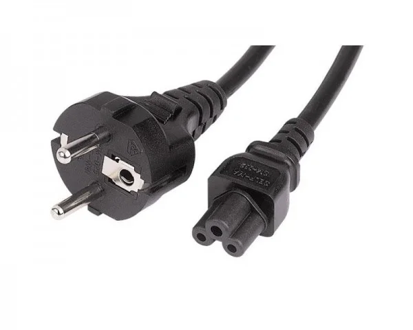 E-GREEN Kabl naponski detelina 2m crni IT KOMPONENTE I PERIFERIJA