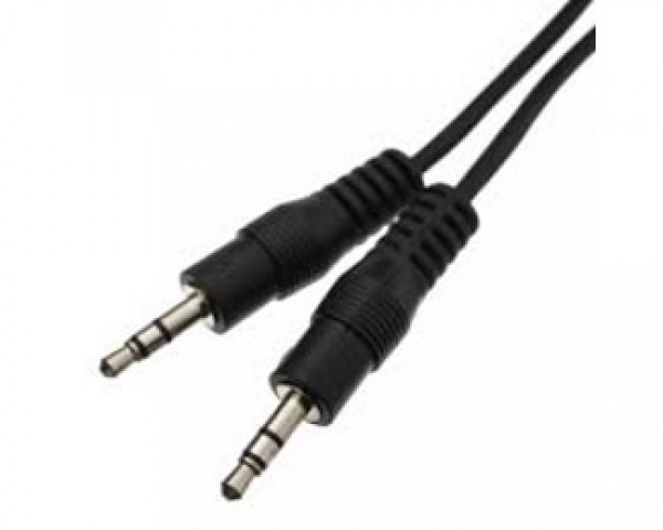 E-GREEN Kabl audio 3.5mm - 3.5mm MM 1.2m crni IT KOMPONENTE I PERIFERIJA