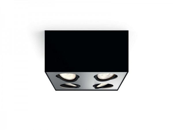 BOX LED spot svetiljka crna 4x4.5W 50494/30/P0 POKUĆSTVO