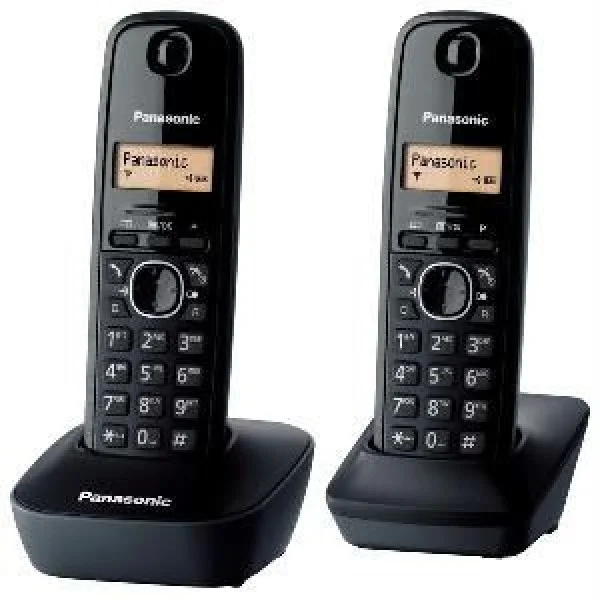 PANASONIC telefon KX-TG1612FXH DUO crni MOBILNI TELEFONI I TABLETI