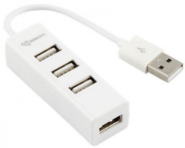 E-GREEN USB 2.0 HUB 4port beli IT KOMPONENTE I PERIFERIJA