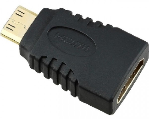 FAST ASIA Adapter Mini HDMI (M) - HDMI (F) crni IT KOMPONENTE I PERIFERIJA