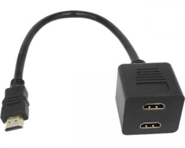 FAST ASIA Adapter HDMI - HDMI M2F (spliter) crni IT KOMPONENTE I PERIFERIJA