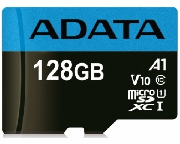 A-DATA UHS-I MicroSDXC 128GB class 10 + adapter AUSDX128GUICL10A1-RA1 IT KOMPONENTE I PERIFERIJA