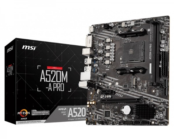 MSI A520M-A PRO IT KOMPONENTE I PERIFERIJA