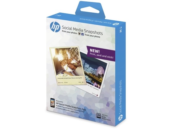 HP Social Media Snapshots, 25 sheets, 10x13cm (W2G60A)  ŠTAMPAČI I SKENERI