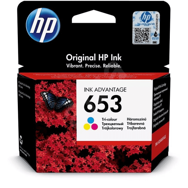 HP 653 Tri-color Original Ink Advantage Cartridge (3YM74AE)  ŠTAMPAČI I SKENERI