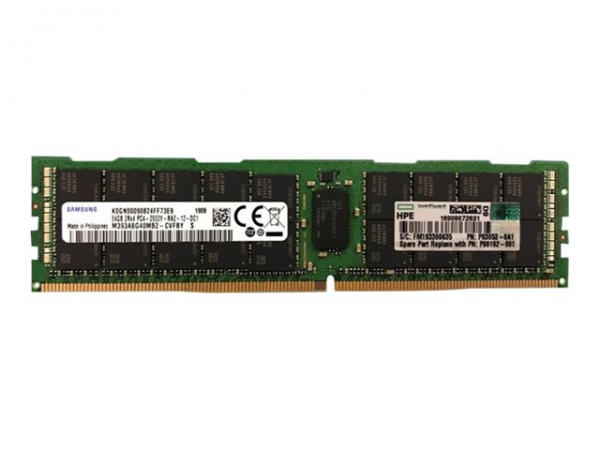 HPE 64GB (1x64GB) Dual Rank x4 DDR4-2933 CAS-21-21-21 Registered Smart Memory Remarket Kit (P00930R-B21)  IT KOMPONENTE I PERIFERIJA