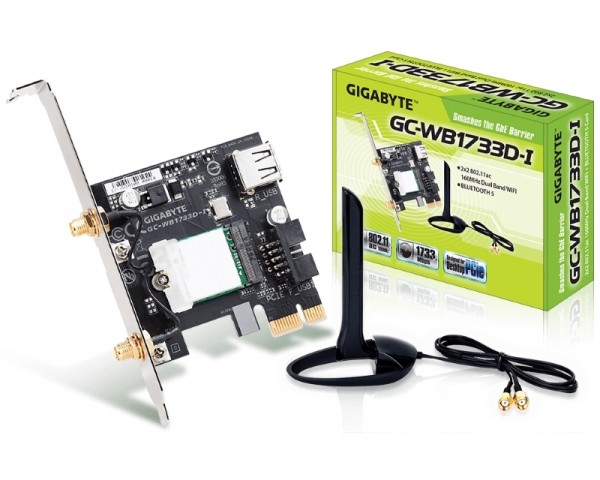 GIGABYTE GC-WB1733D-I rev. 1.0 bluetooth + wireless card IT KOMPONENTE I PERIFERIJA