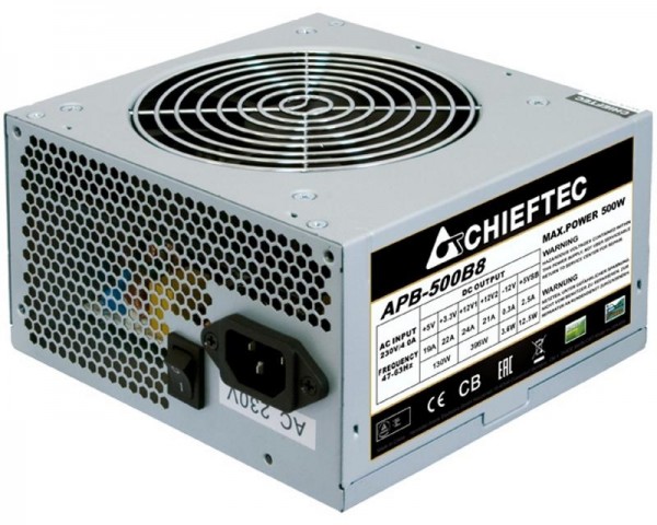 CHIEFTEC APB-500B8 500W napajanje bulk IT KOMPONENTE I PERIFERIJA