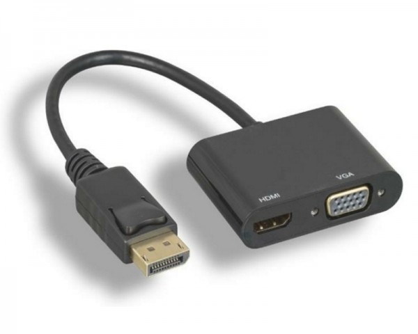 FAST ASIA Adapter-konvertor DISPLAY PORT na HDMI+VGA IT KOMPONENTE I PERIFERIJA