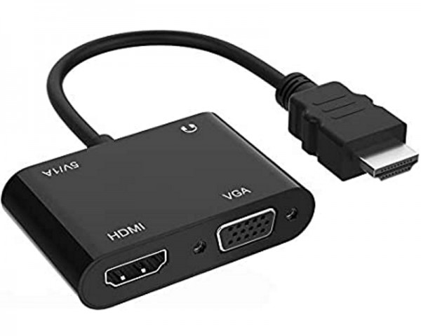 FAST ASIA Adapter-konvertor HDMI na HDMI+VGA+MICRO+AUDIO IT KOMPONENTE I PERIFERIJA