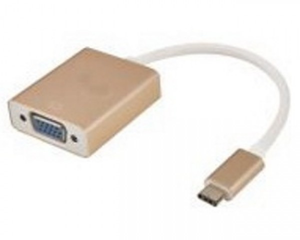 FAST ASIA Adapter - konvertor USB 3.1 tip C (M) - DVI (F) zlatni IT KOMPONENTE I PERIFERIJA