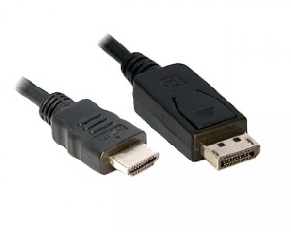 E-GREEN DisplayPort (M) - HDMI (M) 1.8m crni IT KOMPONENTE I PERIFERIJA