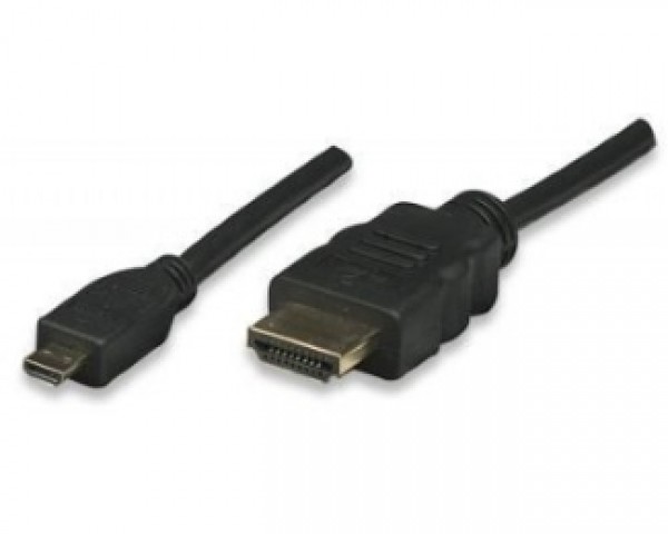 E-GREEN Kabl HDMI (M) - HDMI Mikro-D (M) 1.5m crni IT KOMPONENTE I PERIFERIJA
