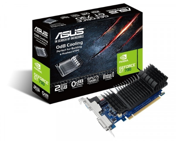 ASUS nVidia GeForce GT 730 GT730-SL-2GD5-BRK IT KOMPONENTE I PERIFERIJA