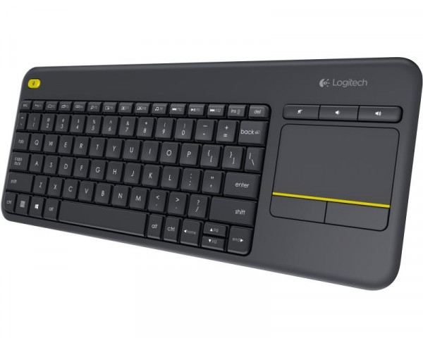 LOGITECH K400 Plus Wireless Touch YU crna tastatura IT KOMPONENTE I PERIFERIJA