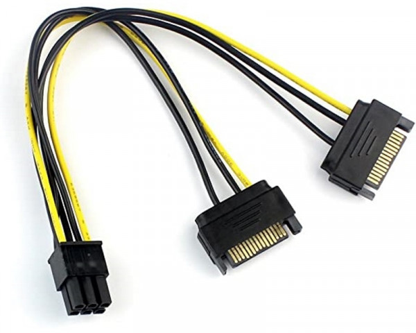 E-GREEN Naponski adapter za PCI-E VGA (6-pin) -2x Sata IT KOMPONENTE I PERIFERIJA