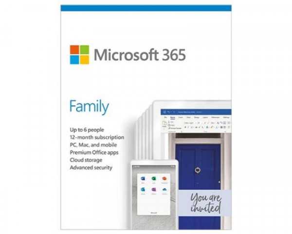 MICROSOFT Office 365 Family 32bit64bit (6GQ-01561) IT KOMPONENTE I PERIFERIJA