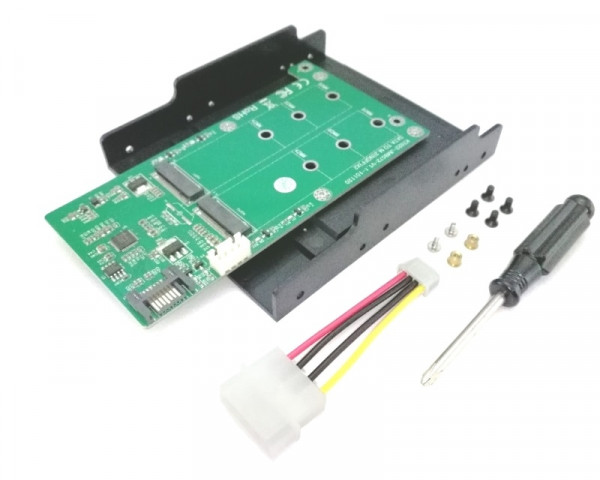 MAIWO Adapter interni  2xM.2 SSD to SATA , 3.5'' tray design KT022B IT KOMPONENTE I PERIFERIJA