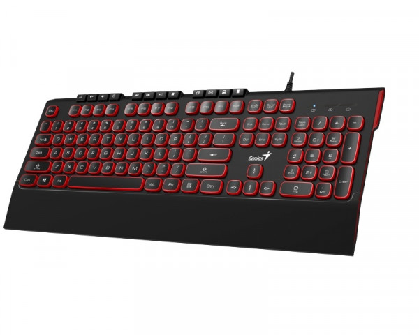 GENIUS SlimStar 280 USB YU crno crvena tastatura IT KOMPONENTE I PERIFERIJA