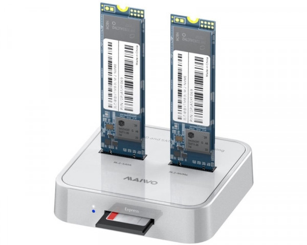 MAIWO Docking station USB 3.1 tip C na 2 x M.2 (SATA & PCIe NvMe) K3016SD IT KOMPONENTE I PERIFERIJA