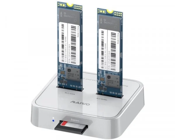 MAIWO Docking station USB 3.1 tip C na 2 x M.2 (SATA & PCIe NvMe) K3016SD IT KOMPONENTE I PERIFERIJA