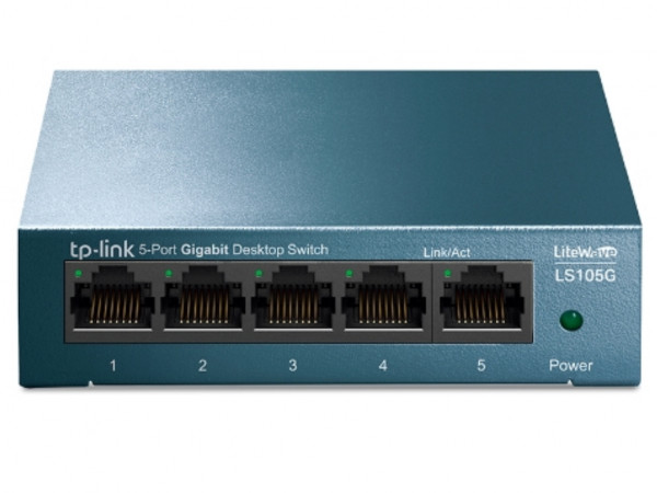 TP-LINK Switch LS105G LiteWave Gigabit 5xRJ-45101001000Mbps metalno kućište IT KOMPONENTE I PERIFERIJA