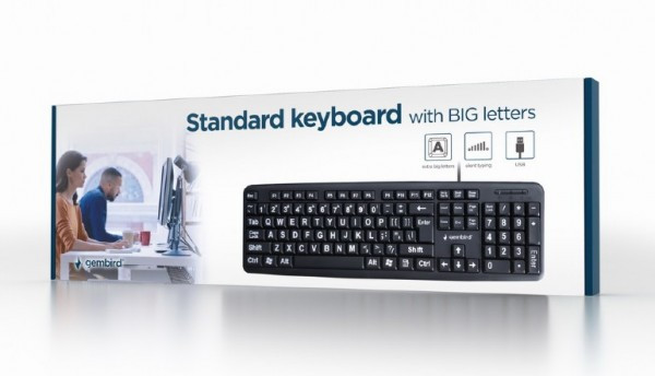 Gembird KB-US-103 Standardna tastatura sa velikim slovima US IT KOMPONENTE I PERIFERIJA