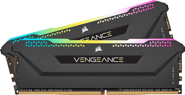 Corsair Memorija Vengeance RGB PRO C18 32GB (2x16GB) DIMM DDR4 3600MHz, crna (CMW32GX4M2D3600C18)  IT KOMPONENTE I PERIFERIJA