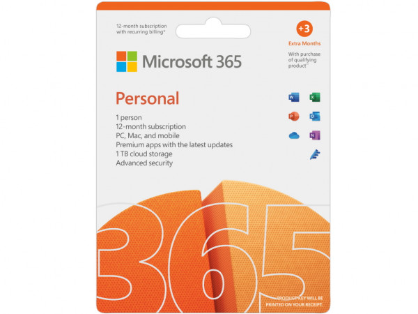 Microsoft Licenca Retail Microsoft 365 Personal P8 32bit 64bit English 1 korisnik 1 godina (QQ2-01404)  IT KOMPONENTE I PERIFERIJA