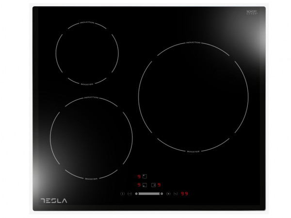 Tesla Ugradna ploča indukciona 3 zone 60cm, crna (HI6300TB) BELA TEHNIKA