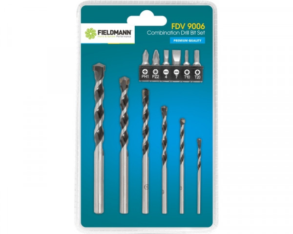 FIELDMANN FDV 9006 Set burgija i bitova (12 delova) POKUĆSTVO