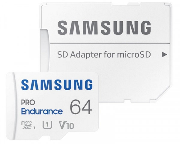 SAMSUNG PRO Endurance MicroSDXC 64GB U3 + SD Adapter MB-MJ64KA IT KOMPONENTE I PERIFERIJA