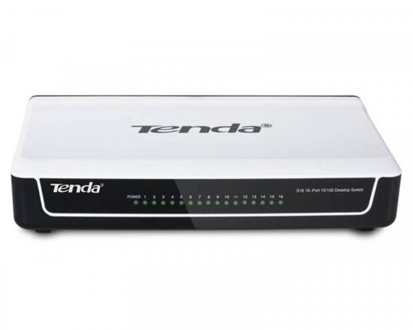 TENDA S16 16-Port 10100 Desktop Switch IT KOMPONENTE I PERIFERIJA