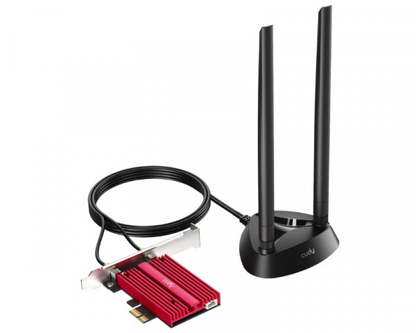 CUDY WE4000 AX3000 Wi-Fi 6 Bluetooth 5.0 PCIe Adapter mrežna karta IT KOMPONENTE I PERIFERIJA