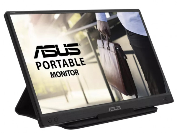 Asus Monitor ZenScreen MB166C 15.6''IPS1920x1080 60Hz 5ms GtG USB C prenosni, crna (90LM07D3-B01170) MONITORI