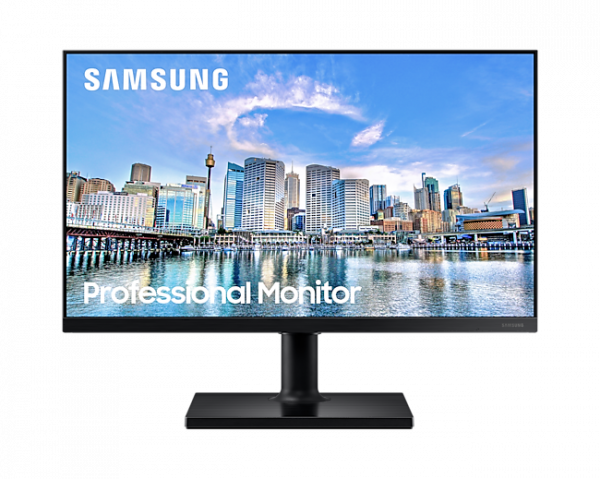 Samsung Monitor LF24T450FQRXEN 24'' IPS 1920x1080 75Hz 5ms, HDMIx2, DP, USB Freesync, pivot, visina, crna (LF24T450FQRXEN)  MONITORI