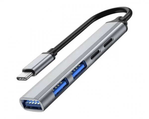 FAST ASIA Adapter USB 3.1 tip-C na 3xHUB 3.0+TIP C+ PD IT KOMPONENTE I PERIFERIJA