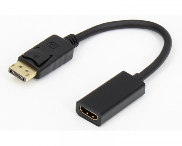 E-GREEN Adapter DisplayPort 1.4(M) - HDMI 2.0(F) kabl 20cm crni IT KOMPONENTE I PERIFERIJA