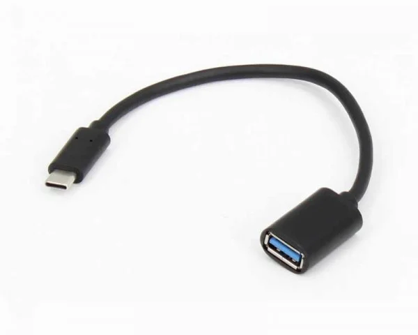 E-GREEN Adapter USB 3.0 (F) - USB 3.1 Tip C (M) - OTG 0.15m crni IT KOMPONENTE I PERIFERIJA
