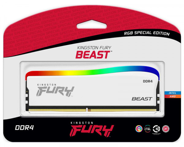 KINGSTON DIMM DDR4 16GB 3200MTs KF432C16BWA16 Fury Beast RGB Special Edition IT KOMPONENTE I PERIFERIJA