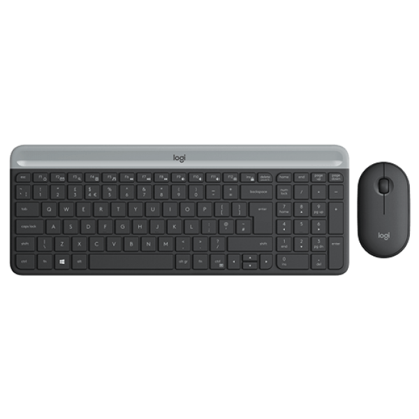 LOGITECH MK470 Wireless Desktop YU Graphite tastatura + miš Set IT KOMPONENTE I PERIFERIJA