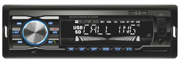 SAL Auto radio VB3100 FM, USB, SD, 3,5mm, Bluetooth, 4x45W POKUĆSTVO