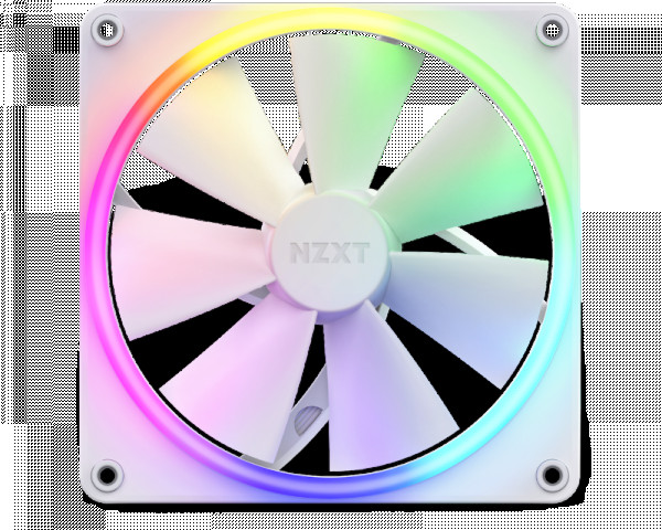 NZXT F140 RGB 140mm ventilator beli (RF-R14SF-W1) IT KOMPONENTE I PERIFERIJA