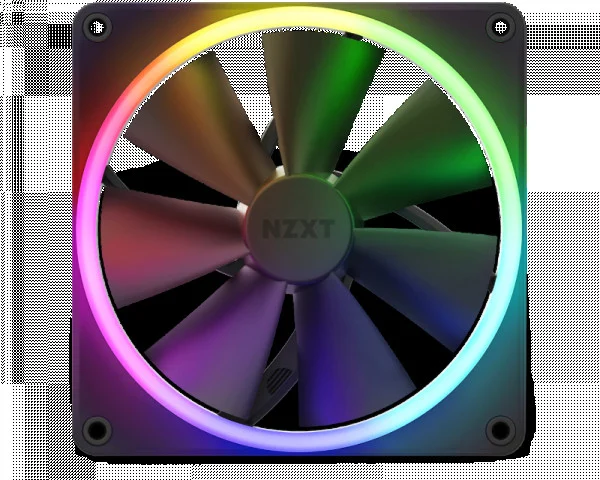 NZXT F140 RGB 140mm ventilator crni (RF-R14SF-B1) IT KOMPONENTE I PERIFERIJA