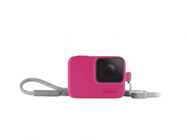 GoPro Sleeve + Lanyard (Electric Pink) (ACSST-011)  TV, AUDIO,VIDEO