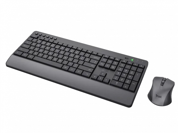 Trust Tastatura+miš TREZO bežični set Silent US, crna (24529) IT KOMPONENTE I PERIFERIJA