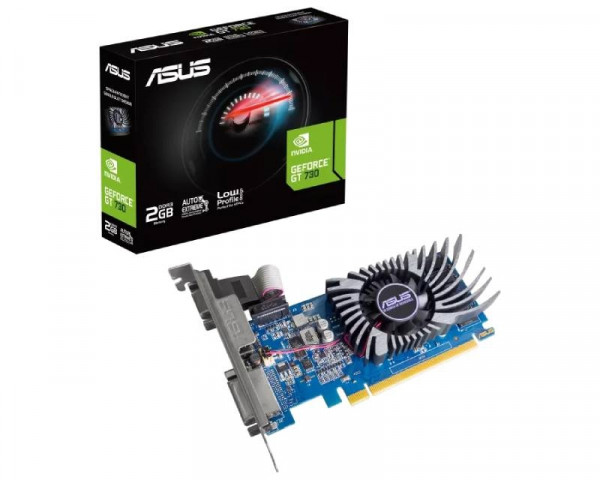 ASUS nVidia GeForce GT 730 2GB 64bit GT730-2GD3-BRK-EVO IT KOMPONENTE I PERIFERIJA